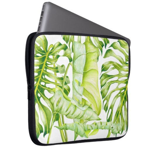 Leafy Skulpturen auf einem Laptop-Sieb (2) Laptopschutzhülle (Vorne Rechts)