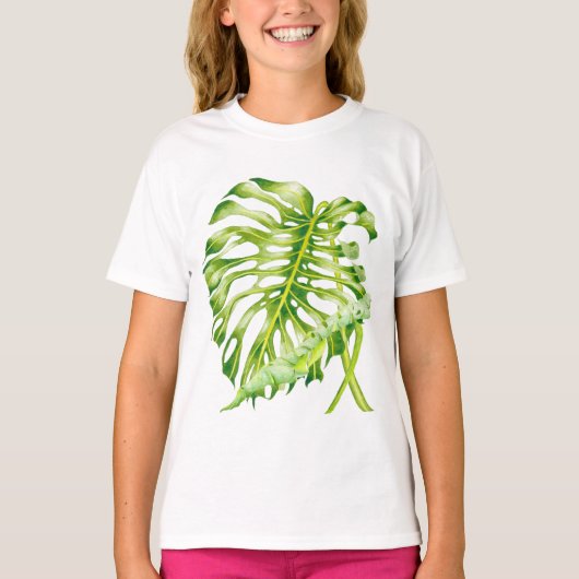 Leafy Skulpturen auf einem T - Shirt (Vorderseite)