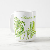 Leafy Skulpturen auf einer klassischen Tasse (Vorderseite Links)