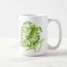 Leafy Skulpturen auf einer klassischen Tasse