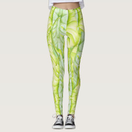 Leafy Skulpturen auf Leggings