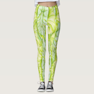 Leafy Skulpturen auf Leggings