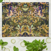 Leafy Tapestry Geschirrtuch (Gefaltet)