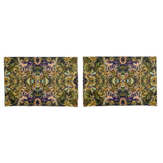 Leafy Tapestry Kissenbezug (Vorderseite-Set)