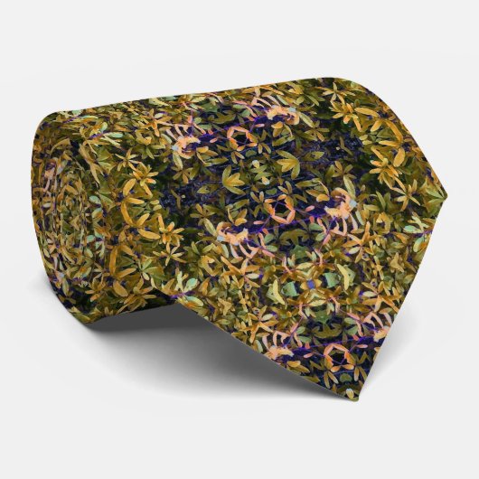 Leafy Tapestry Krawatte (Gerollt)