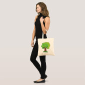 Leafy Tree Green Blätter Tote Bag Tragetasche