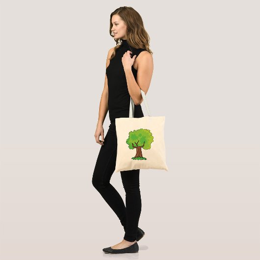 Leafy Tree Green Blätter Tote Bag Tragetasche