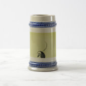 Leafy-Vogeldesign Bierglas (Mittel)