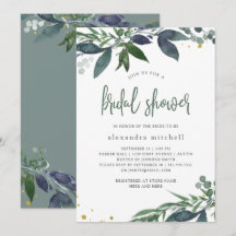 Leafy Watercolor | BRAUTPARTY