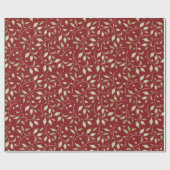 Leafy Watercolor Geschenkpapier (Flach)