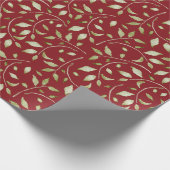 Leafy Watercolor Geschenkpapier (Ecke)