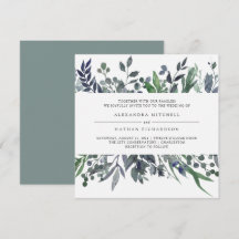 Leafy Watercolor | Hochzeit