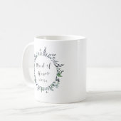 Leafy Watercolor | TRAUZEUGIN Kaffeetasse (Vorderseite Links)