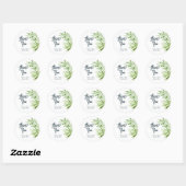 Leafy Watercolor Vielen Dank, dass Sie Sticker (Blatt)