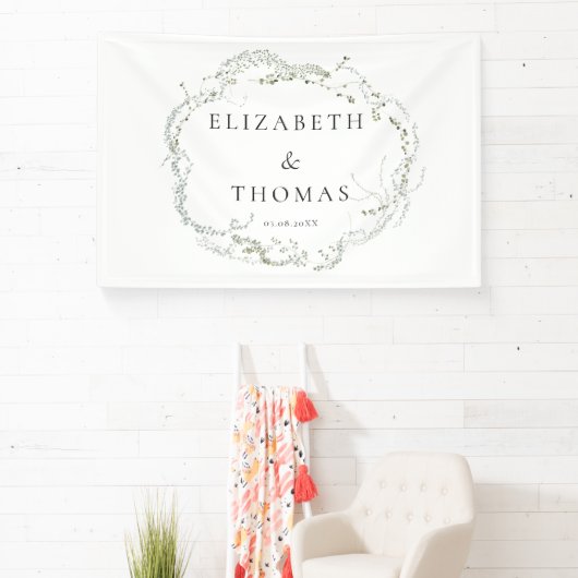 Leafy Wedding Banner (InSitu)