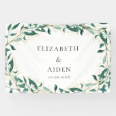 Leafy Wedding Banner (Horizontal)