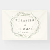 Leafy Wedding Banner (Horizontal)