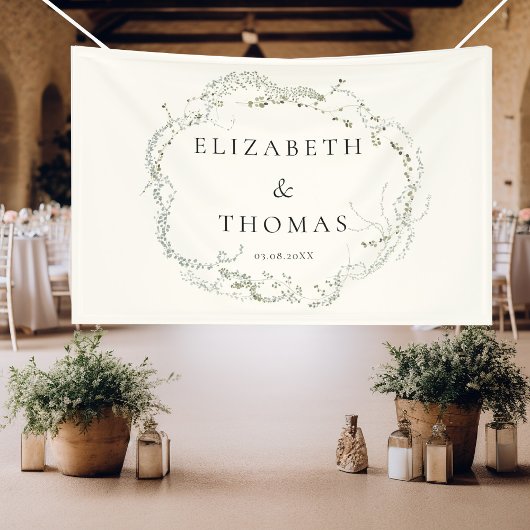 Leafy Wedding  Banner