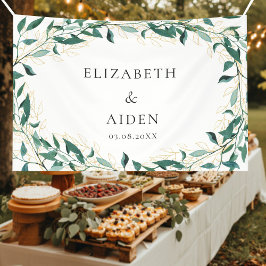 Leafy Wedding Banner