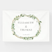 Leafy Wedding Banner (Horizontal)