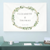 Leafy Wedding  Banner (Messe)
