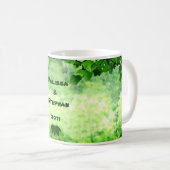 Leafy Wedding Kaffeetasse (VorderseiteRechts)