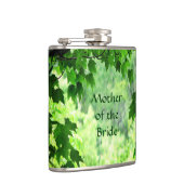 Leafy Wedding Mother of the Bride Flachmann (Rechts)