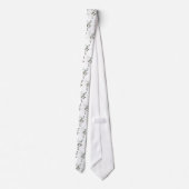 Leafy wedding Neck Tie Krawatte (Rückseite)