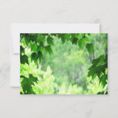 Leafy Wedding RSVP (Rückseite)