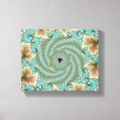 Leafy Whorls Fraktal Leinwanddruck (Vorderseite)