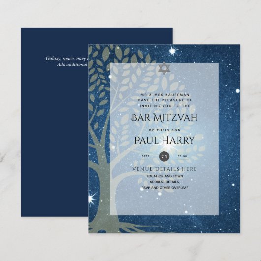 Leah G Elegant Chic Bar Mitzvah Jüdische Torah Chi (Vorne/Hinten)