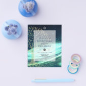 Leah G Elegant Chic Bar Mitzvah Jüdische Torah Chi Flyer (Einzeln)