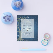 Leah G Elegant Chic Bar Mitzvah Jüdische Torah Chi Flyer (Einzeln)