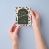 Leah G Emerald Green Terracotta Fall Save the Date Flyer (Gruppe)