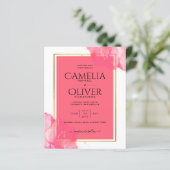 Leah G Lachs PINK GOLD WEDDING Alkohol Tinte (Stehend Vorderseite)