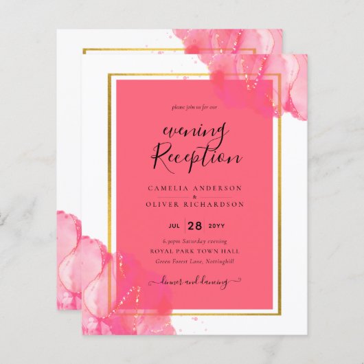 Leah G Lachs PINK GOLD WEDDING Alkohol Tinte (Vorne/Hinten)