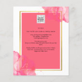 Leah G Lachs PINK GOLD WEDDING Alkohol Tinte Flyer (Hinten)