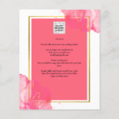 Leah G Lachs PINK GOLD WEDDING Alkohol Tinte Flyer (Hinten)