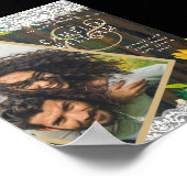 Leah G Rustic Sunflowers Spitzen FOTO Wedding WELC Poster (Ecke)