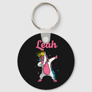 Leah Gift Name Personalisiert Geburtstag Dabbing U Schlüsselanhänger