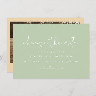 LEAH Lebendes Pastel-Frühling Foto ändern Datum Einladung