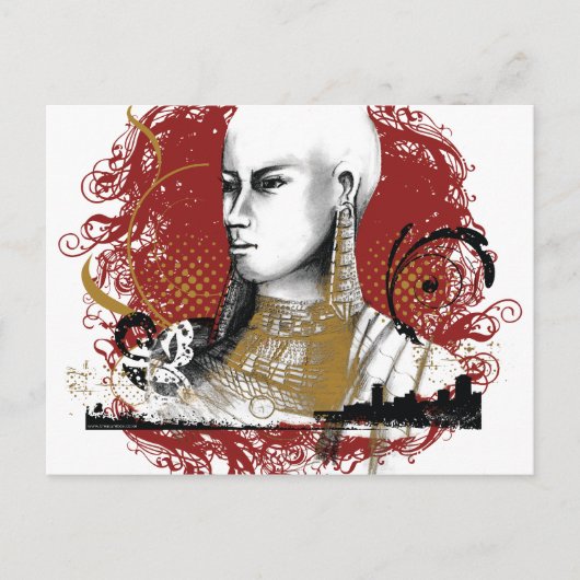 Leah Maasai Woman Postkarte (Vorderseite)