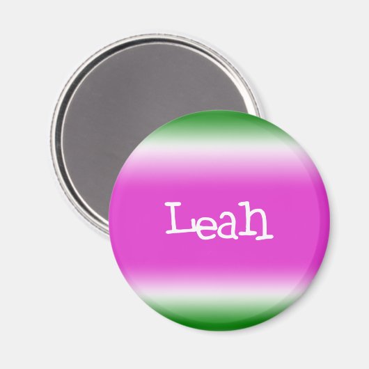 Leah Magnet (Vorderseite/Rückseite)