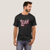 Leah Name Personalisiert T-Shirt (Vorne ganz)