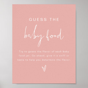LEAH Pastel rät das Baby Food Baby Shooting Game Poster