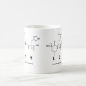 Leah-Peptidnamen-Tasse Kaffeetasse (Mittel)