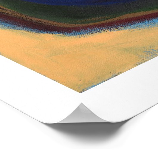 Leah Plays Guitar Poster (Ecke)