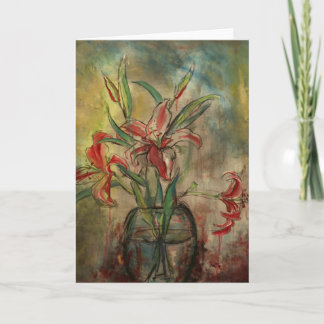 Leah’s Lilies Karte