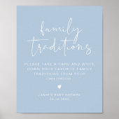 LEAH Vibrant Pastel Family Traditionen Kinderdusch Poster (Vorne)