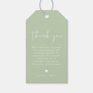 LEAH Vibrant Pastel Spring Wedding Favor Tag Geschenkanhänger